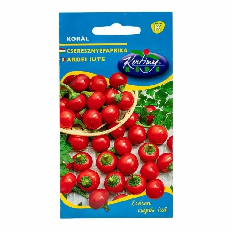 Olcsó Rédei cseresznyepaprika vetőmag Korál 0,5 g